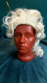 Парик исторический мужской белый