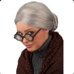 Парик седой бабушка 1
