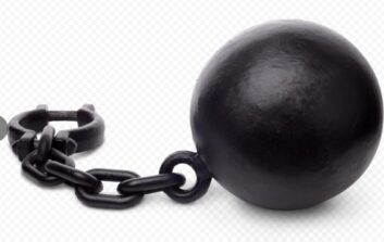 Кандалы-гиря на ногу