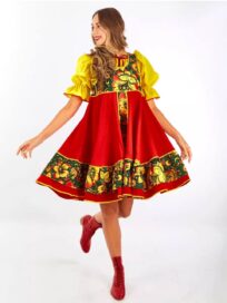 Платье народное хохлома: Платье народное хохлома (48)