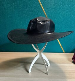 Шляпа с широкими полями черная_2