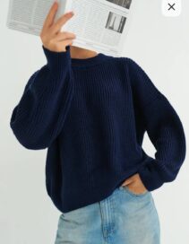 Свитер синий