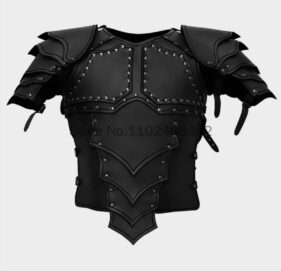 Средневековая броня (нагрудник + наплечник): Средневековая броня (черная)