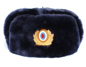 Шапка-ушанка полиции зимняя
