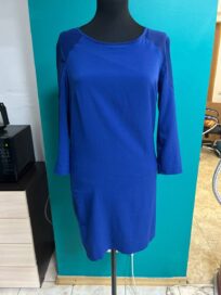 Платье синее летнее (44)