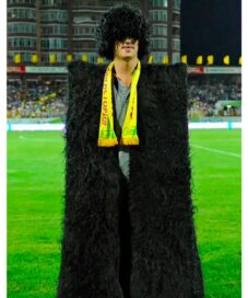 Бурка кавказская черная из овчины