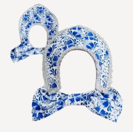 Кокошник гжель