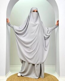 Хиджаб: Хиджаб светло-серый