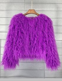 Шуба женская короткая: Шуба короткая фиолетовая