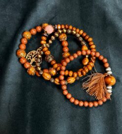 Браслет комплект: Браслеты коричневая кисточка