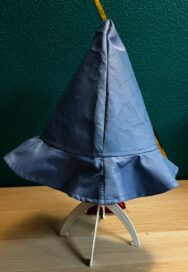 Шляпа синяя