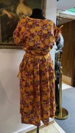 Советское платье в цветочек: с завязками кр-ж (44-46)