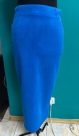 Юбка карандаш синяя (48)