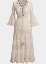 Платье с кисточками в стиле бохо (44)