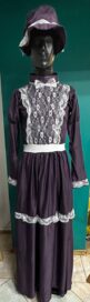 Платье историческое фиолетовое