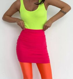 Юбка-резинка в стиле 90-ых: Юбка-резинка розовый