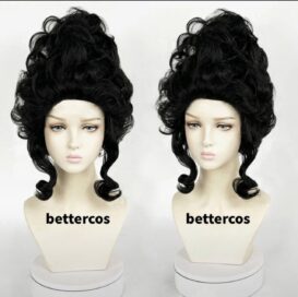 Парик исторический женский черный