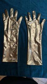 Перчатки золотые