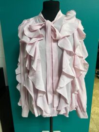 Рубашка с рюшами розовая: Розовая рубашка (44)