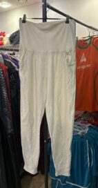 Лосины белые с высокой посадкой (42)