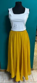 Юбка длинная летняя: Юбка длинная: желтая