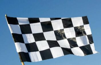 Флаг финишный 60х80