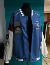 Бомбер бело-голубой (52)