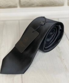 Галстук мужской черный