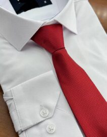 Галстук мужской красный