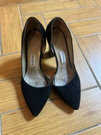 Туфли черные замша (36)