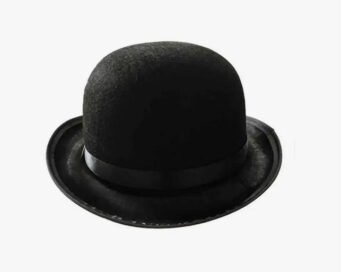 Шляпа котелок черная