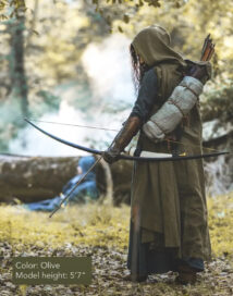 Средневековый плащ викинга: Средневековый плащ green