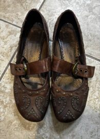 Балетки женские коричневые исторические (35)