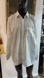 Советская рубашка: в зеленую полоску (52-54)