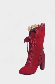 Сапожки средневековые: Средневековые красные (39)