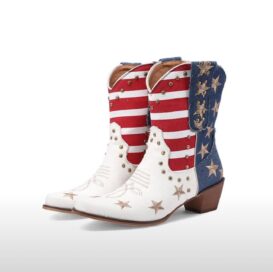 Сапоги ковбойские флаг сша