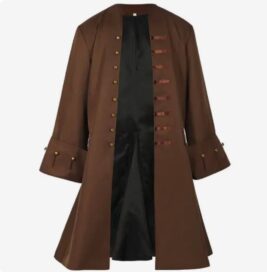 Пиратская накидка коричневая (52)