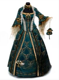 Платье "Дворцовое": Платье "Дворцовое" зеленое 44