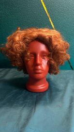 Парик кучерявый рыжий короткий