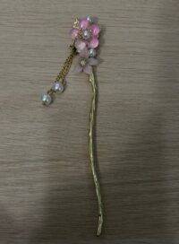 Заколка в волосы китайская: Заколка золотая с цветком