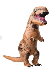 Надувной динозавр: Коричневый надувной динозавр