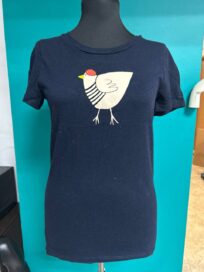 Синяя футболка с птичкой (42)