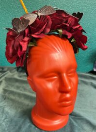 Ободок: Ободок с цветами и бабочками