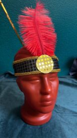 Повязка с пером: Повязка с красным пером