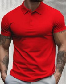 Поло красное (56)