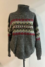 Свитер серый с горлом (48-50)