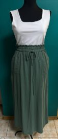 Юбка длинная летняя: Юбка длинная: зеленая