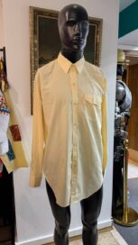 Советская рубашка: белая в полоску (52-54)