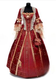 Платье "Дворцовое": Платье "Дворцовое" красное 48