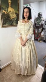 Платье историческое молочное (44-46)